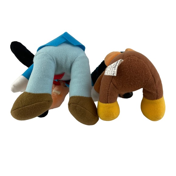 Vintage Disney Mickeys Christmas Carol Mickey Mouse Goofy Small Plush Stuffed 2 - Picture 13 of 16